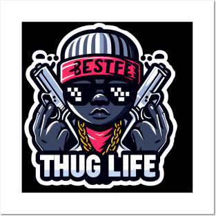 Thug Life Urban Lifestyle Design Posters and Art